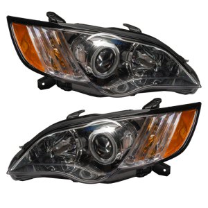 Subaru Legacy Headlight Assemblies - ORACLE Lighting - SMD Pre-Assembled with Halo Technology - ColorSHIFT - `08-`09